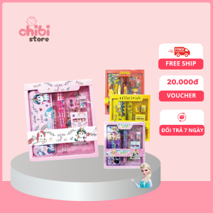 bộ đồ dùng học tập cho bé 9 món